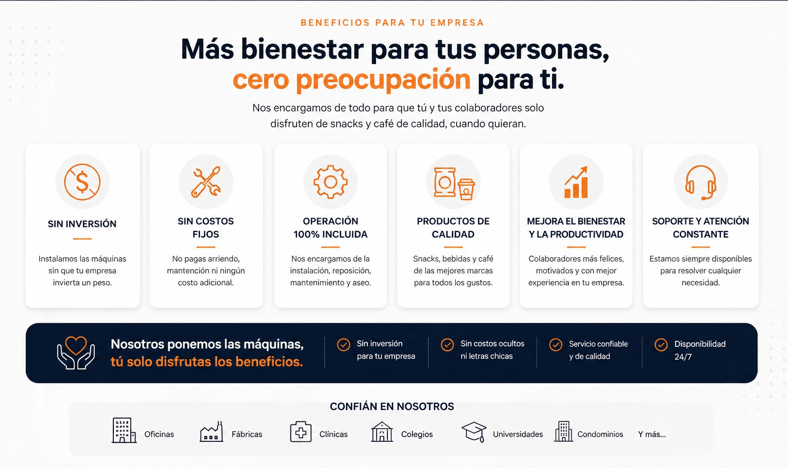 Beneficios para empresas BENCOBOX